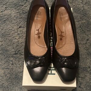 Ros Hommerson Dark Leather Loafers